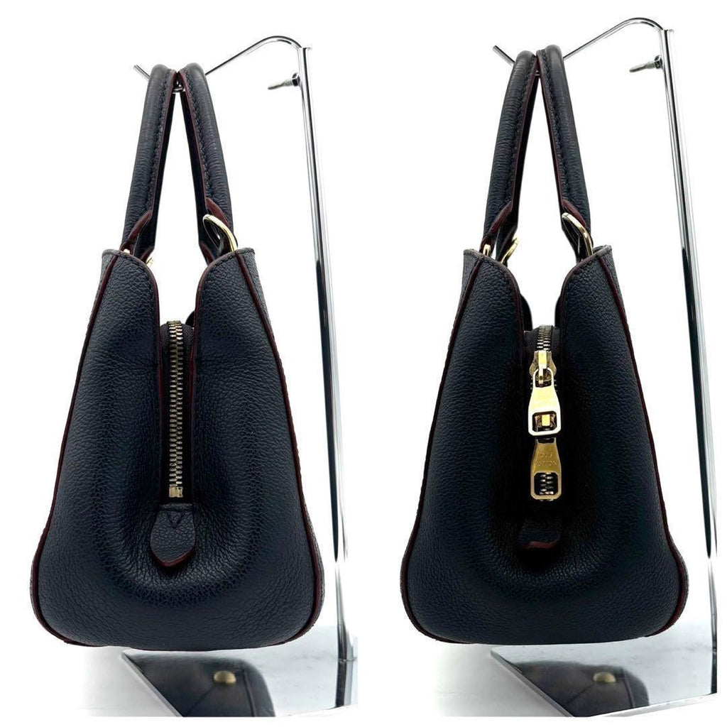 Louis Vuitton Montaigne BB Monogram Empreinte Navy Handbag — view 7