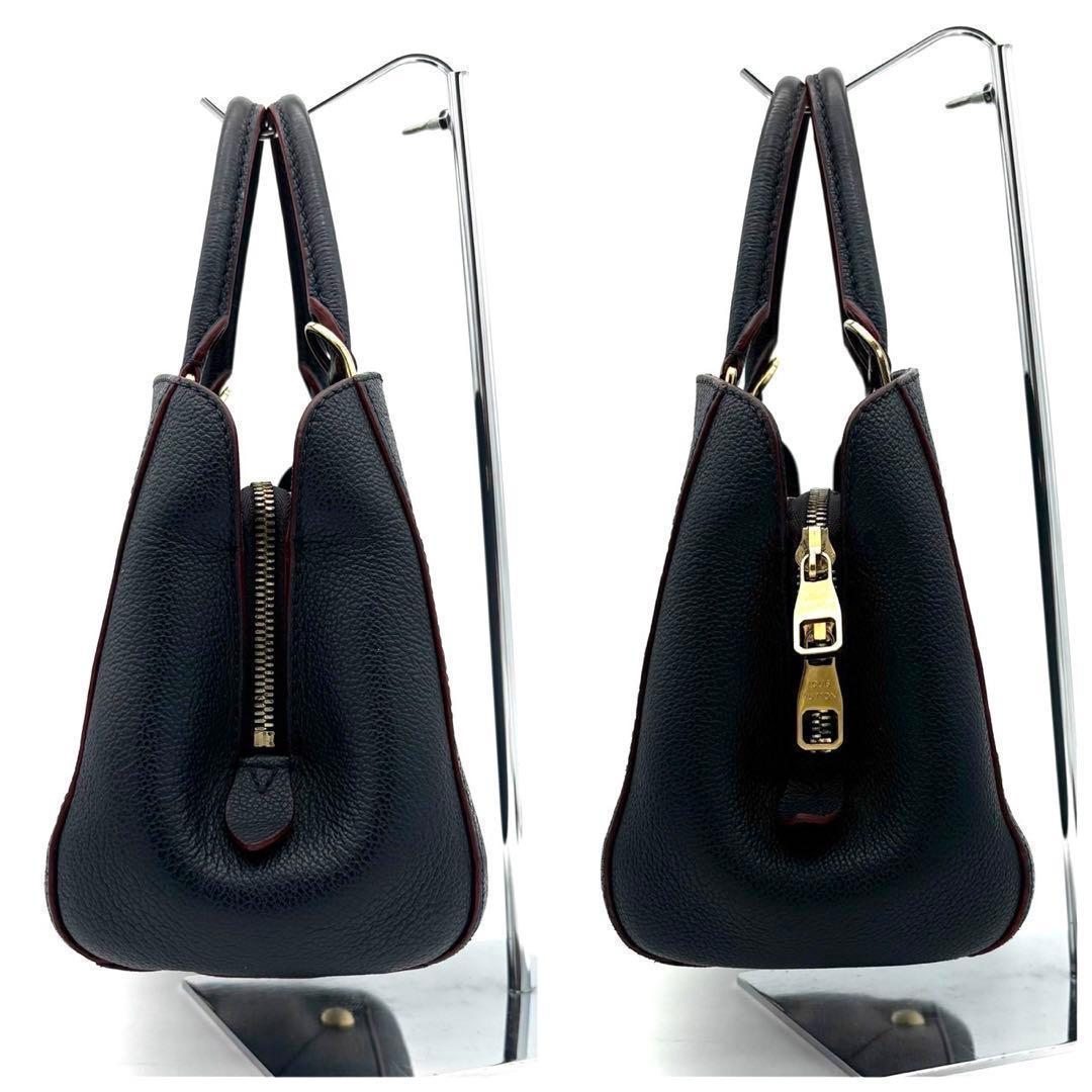 Louis Vuitton Montaigne BB Monogram Empreinte Navy Handbag — view 7