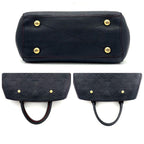 Louis Vuitton Montaigne BB Monogram Empreinte Navy Handbag — view 8
