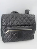 Chanel Lambskin Quilted Backpack Black