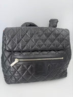 Chanel Lambskin Quilted Backpack Black
