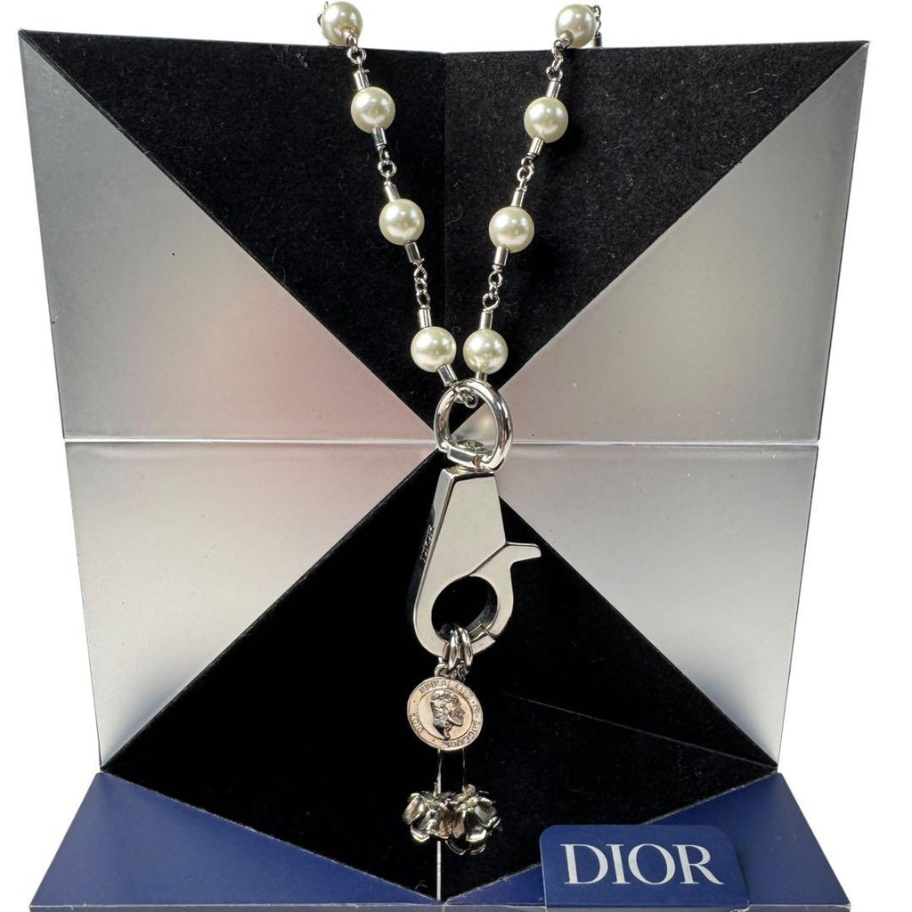 Dior Homme Judy Blame Carabiner Necklace — view 3
