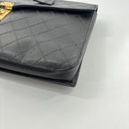 Chanel Bicolor Caviar Leather Business Briefcase Black — view 9