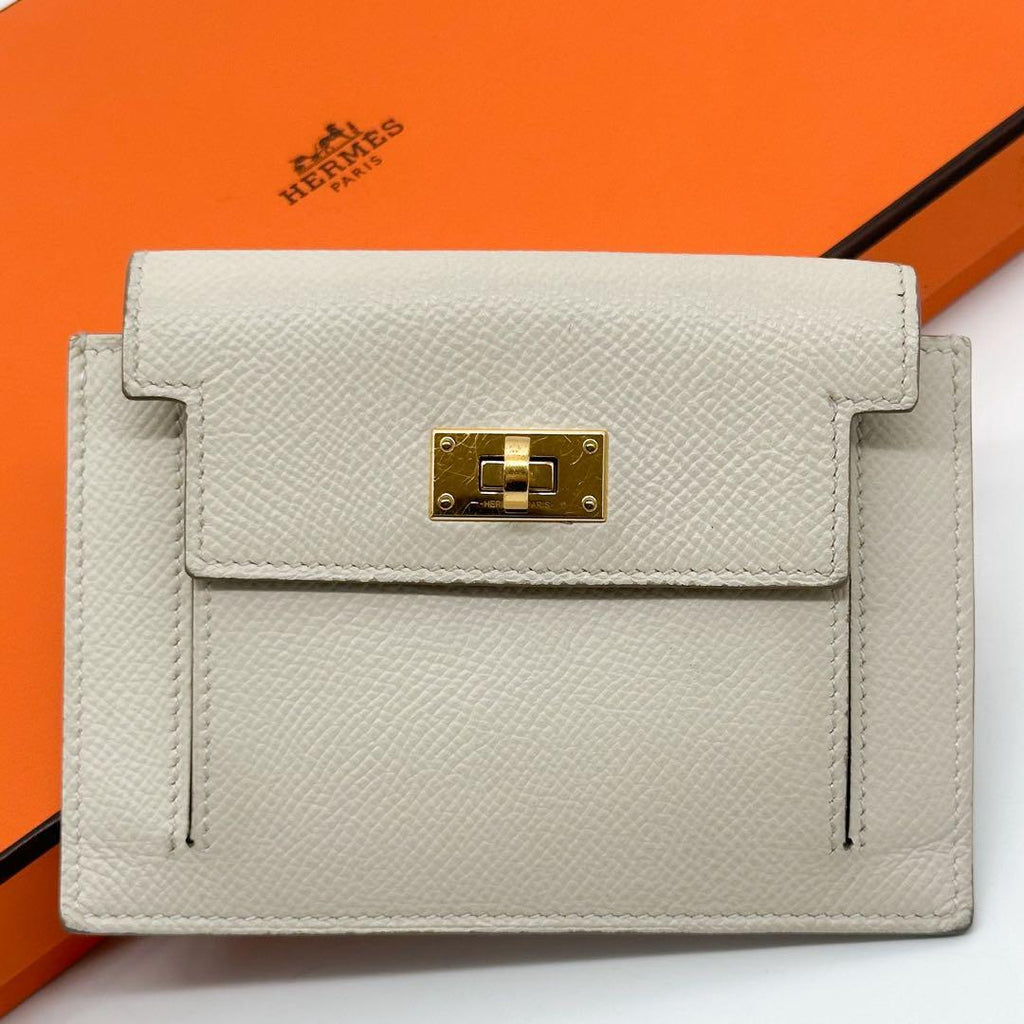Hermes Kelly Pocket Compact Veau Epsom Mini Wallet — view 2