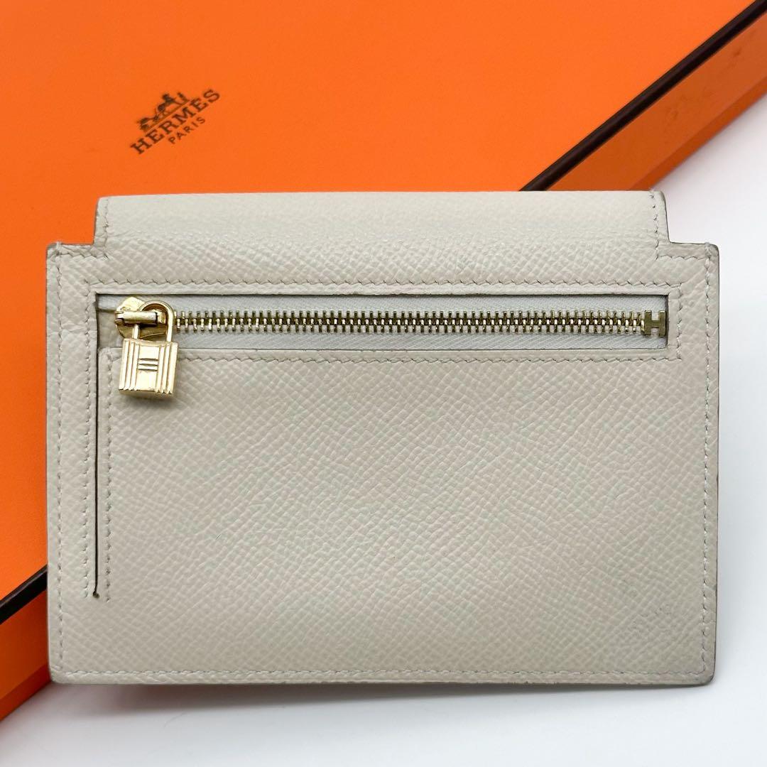 Hermes Kelly Pocket Compact Veau Epsom Mini Wallet — view 3