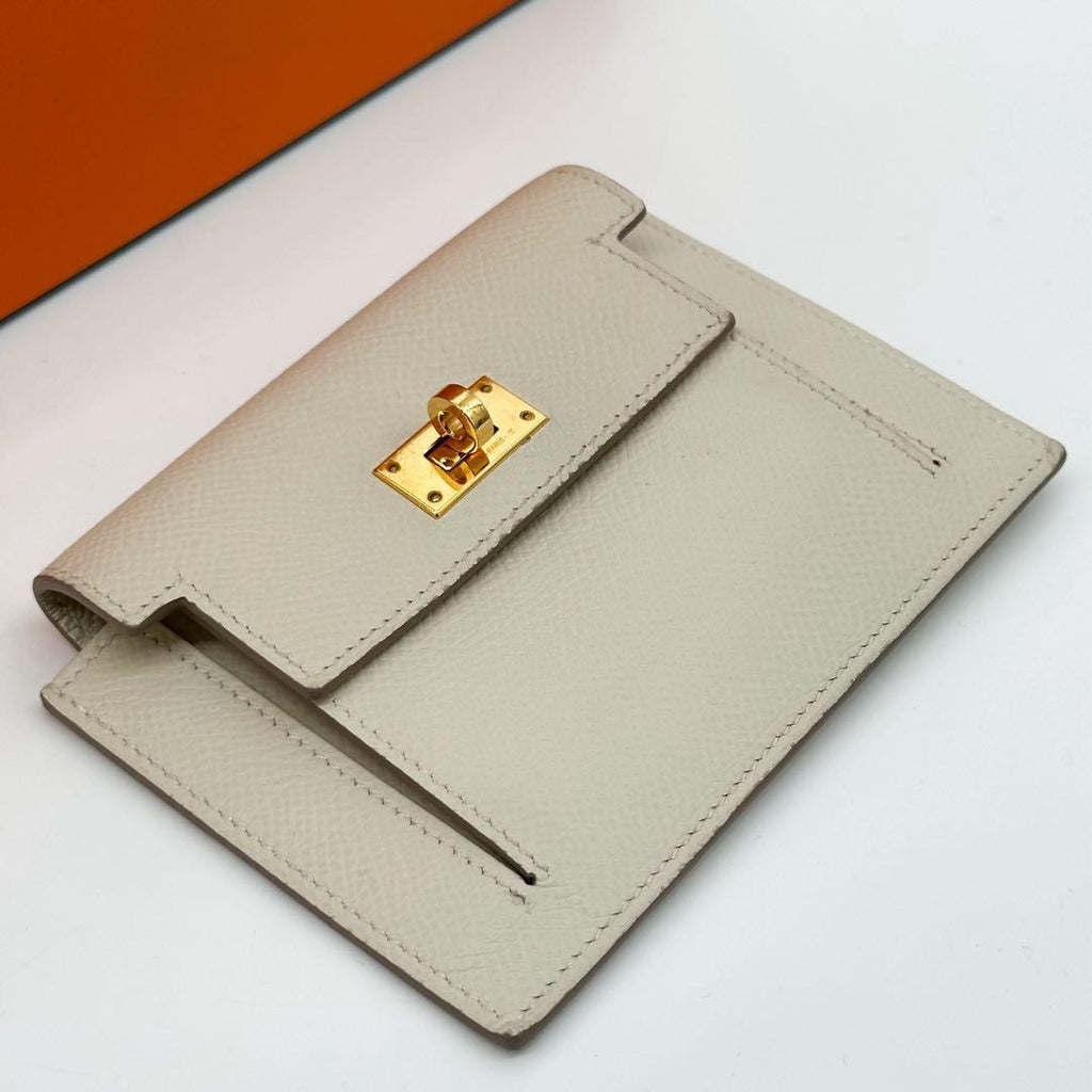Hermes Kelly Pocket Compact Veau Epsom Mini Wallet — view 4
