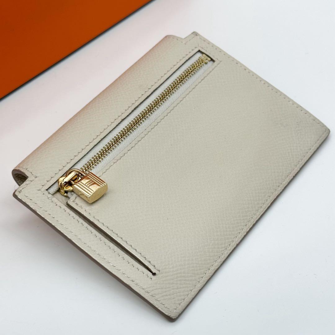 Hermes Kelly Pocket Compact Veau Epsom Mini Wallet — view 5