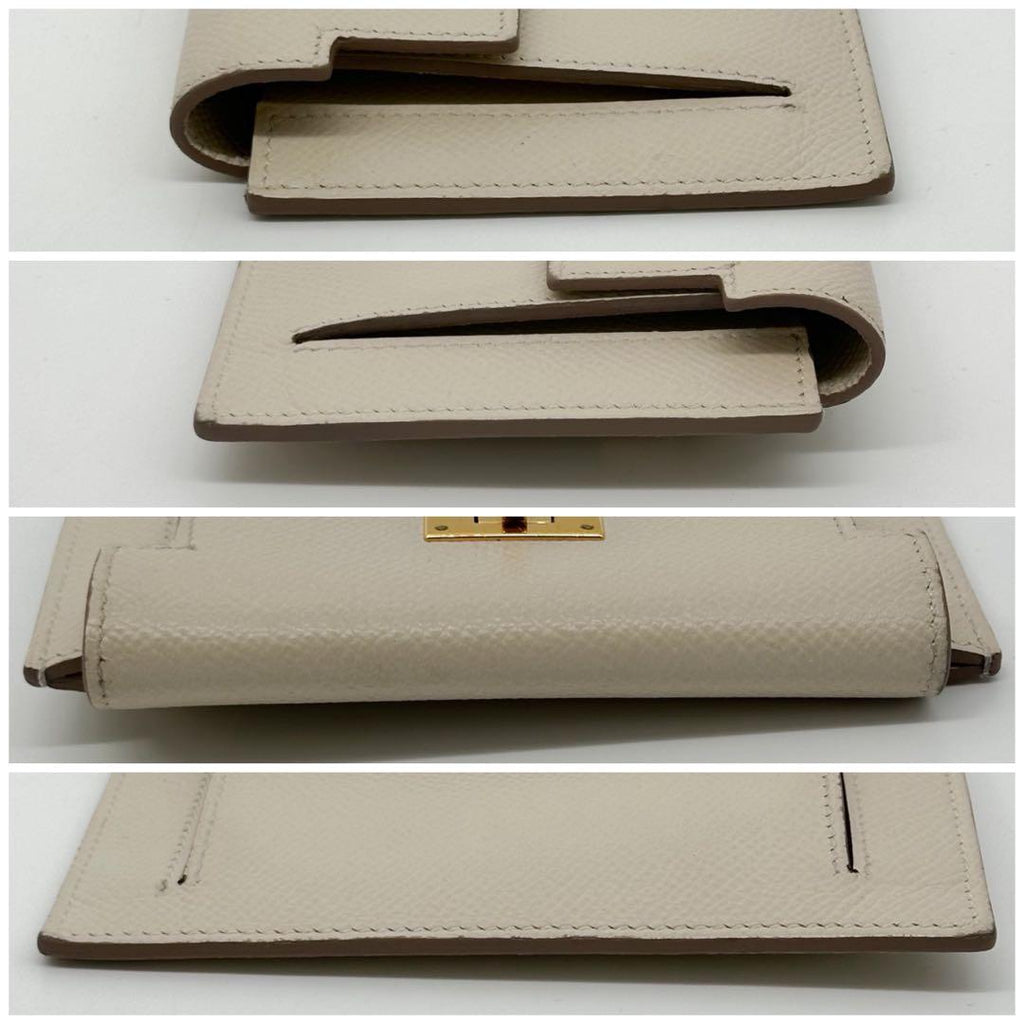 Hermes Kelly Pocket Compact Veau Epsom Mini Wallet — view 6