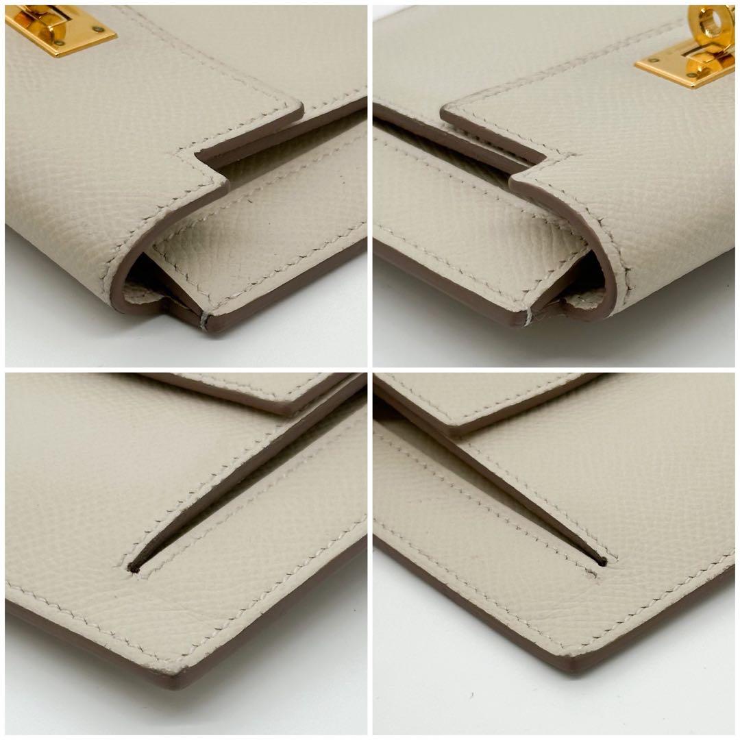 Hermes Kelly Pocket Compact Veau Epsom Mini Wallet — view 7