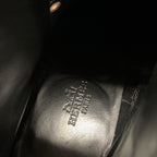 Hermes Leather Studded Belt Short Boots Black — view 8