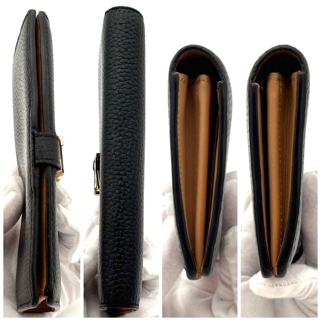 Louis Vuitton Wallet LV Vertical Black Leather — view 8