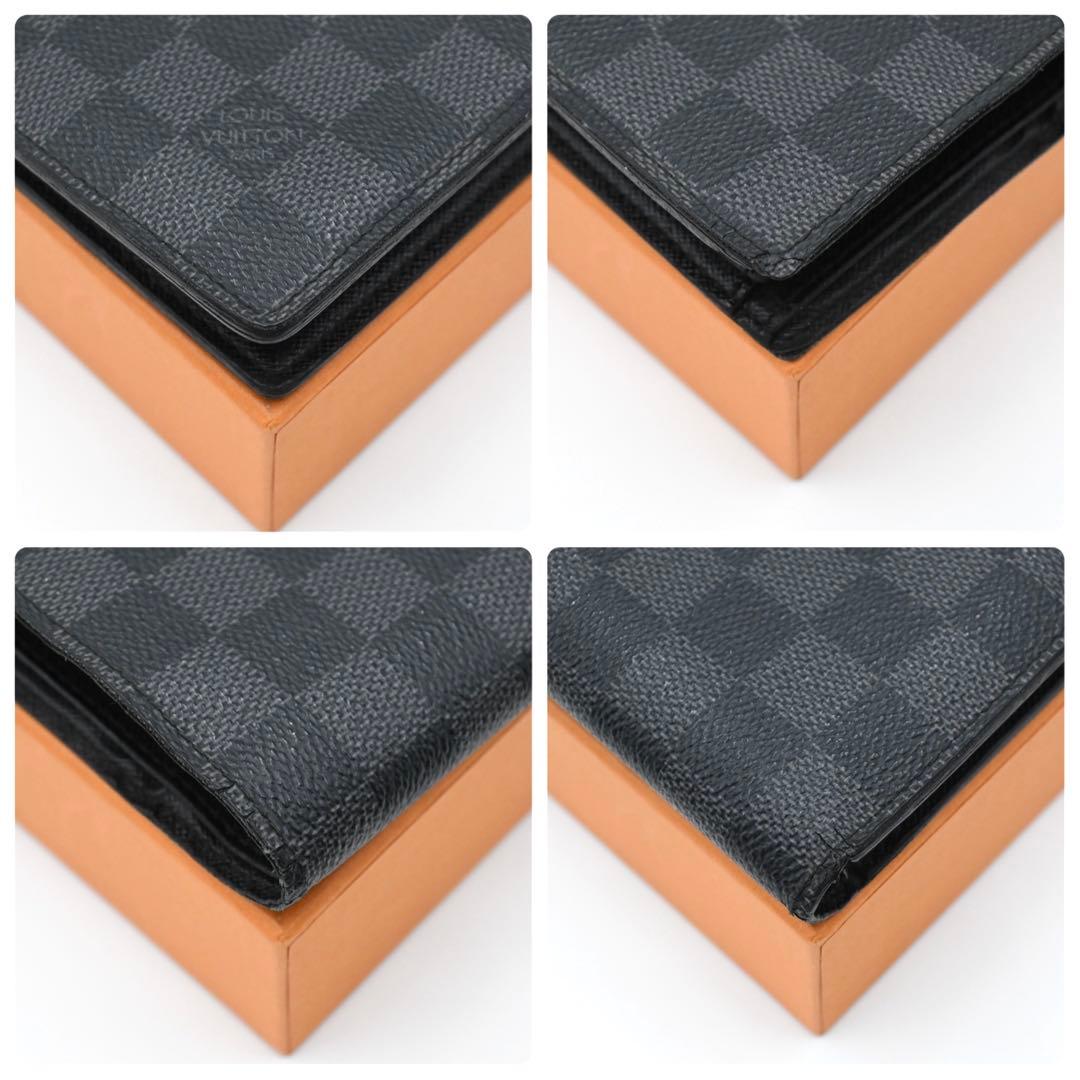 Louis Vuitton Damier Graphite Bifold Wallet Portefeuille Marco — view 8
