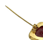 Chanel Gripoix Faux Pearl Cross Brooch — view 6