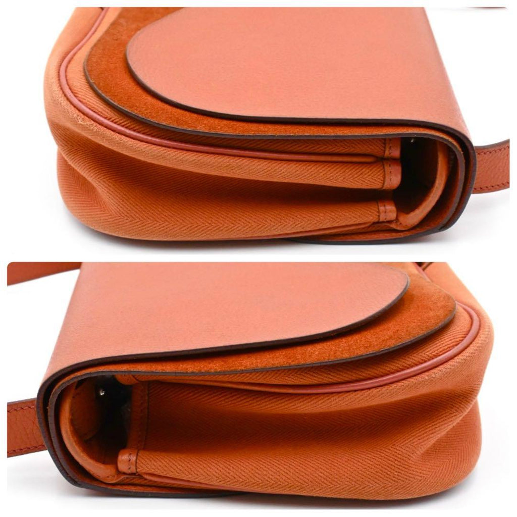 Hermes Sac Colorado MM Shoulder Bag Orange — view 8