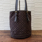 Louis Vuitton Monogram Mini Lin Bucket PM Shoulder Bag