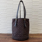 Louis Vuitton Monogram Mini Lin Bucket PM Shoulder Bag — view 2