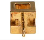 Hermes Garage Ash Cube Stud Earrings — view 5