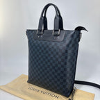 Louis Vuitton Damier Cobalt Cabas Jules Tote Black — view 2