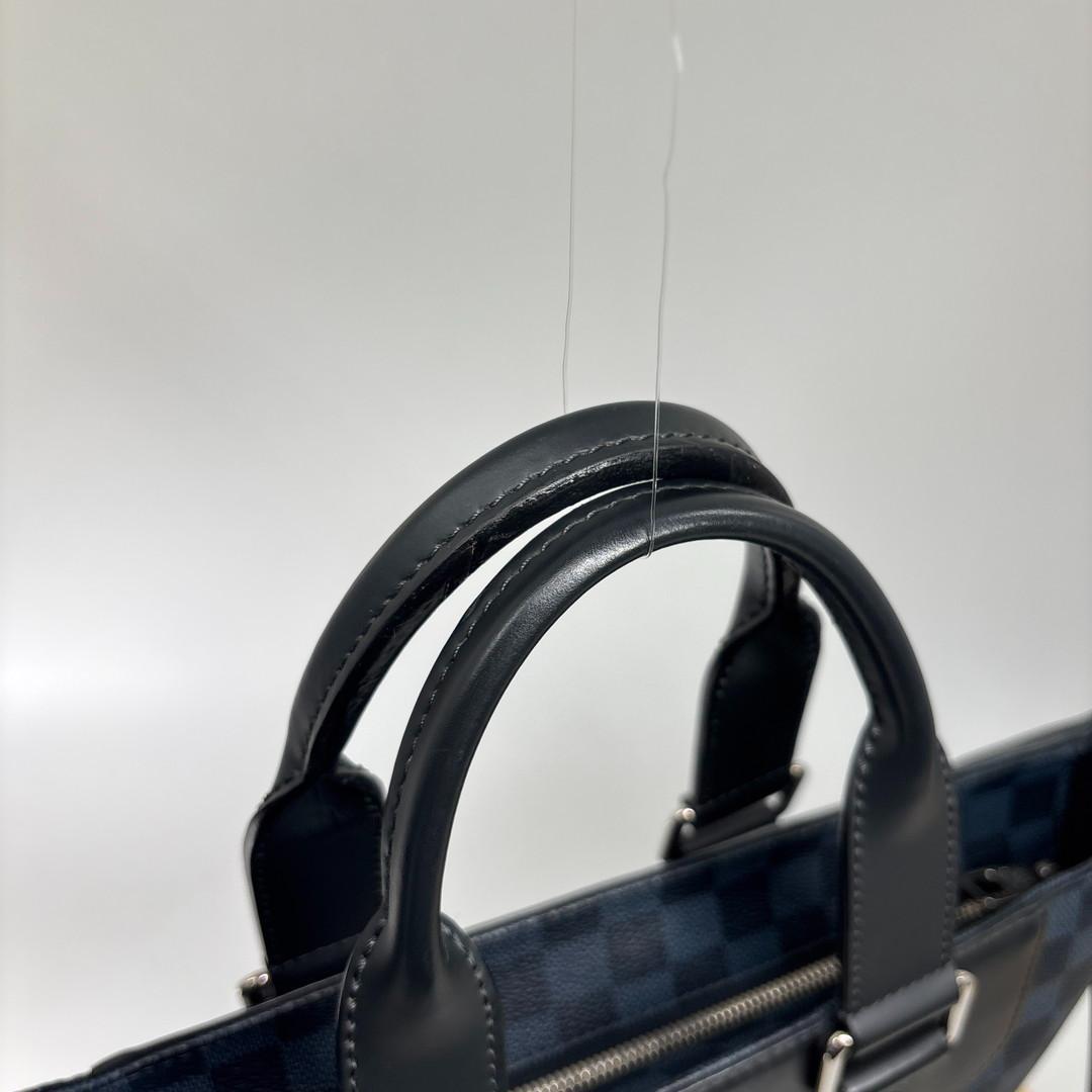 Louis Vuitton Damier Cobalt Cabas Jules Tote Black — view 6