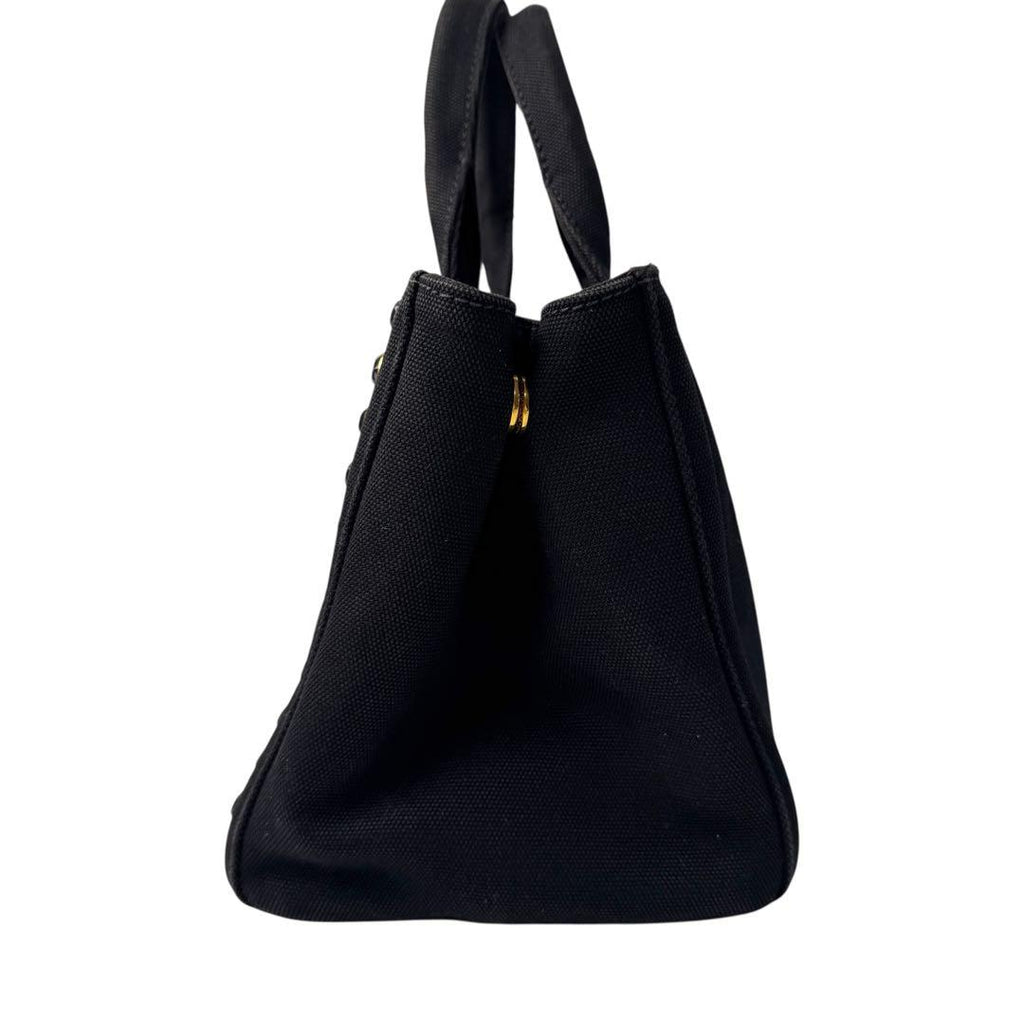 Prada Canapa Bijou Studded 2-Way Tote — view 4