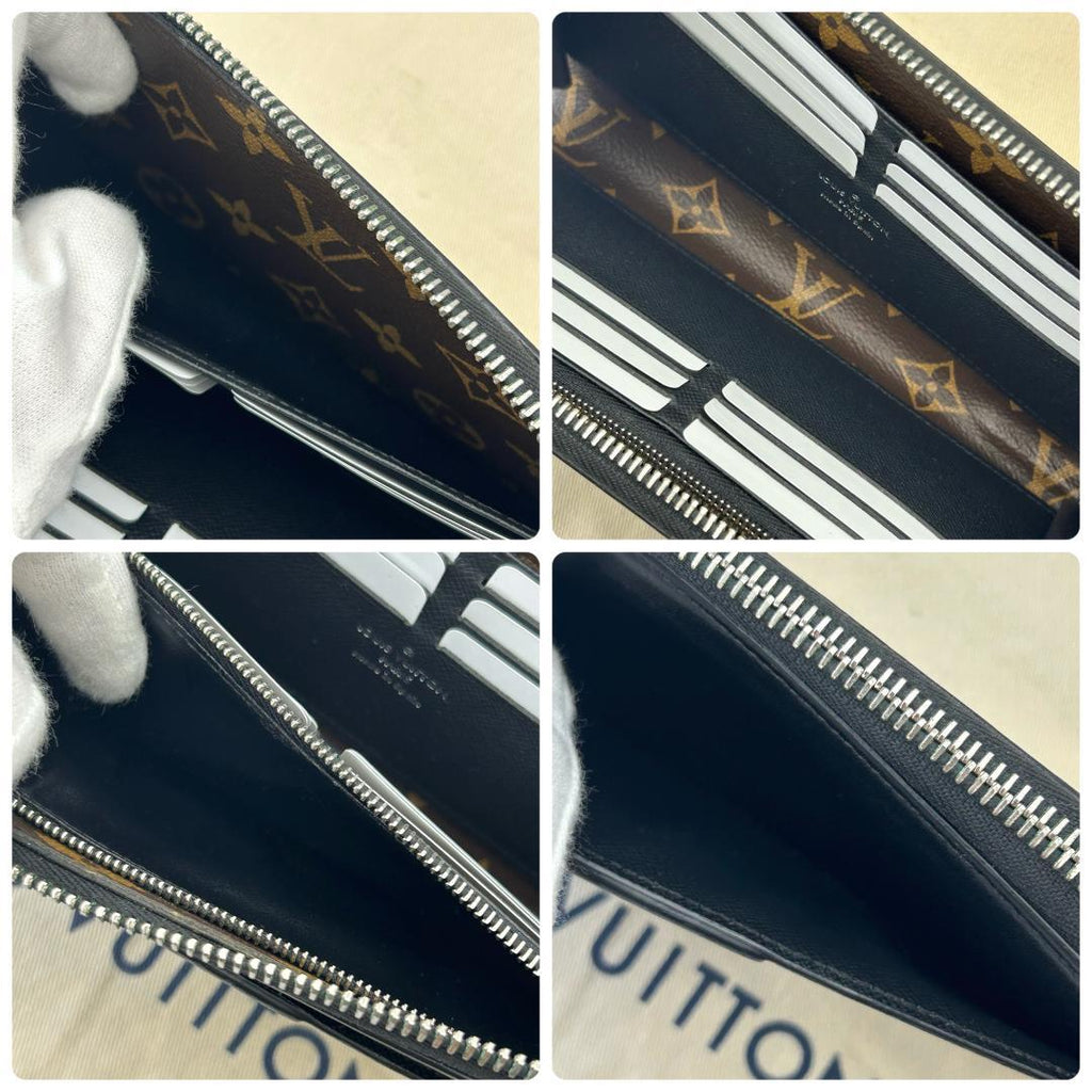 Louis Vuitton Monogram Macassar Zippy Dragonne Wallet — view 7