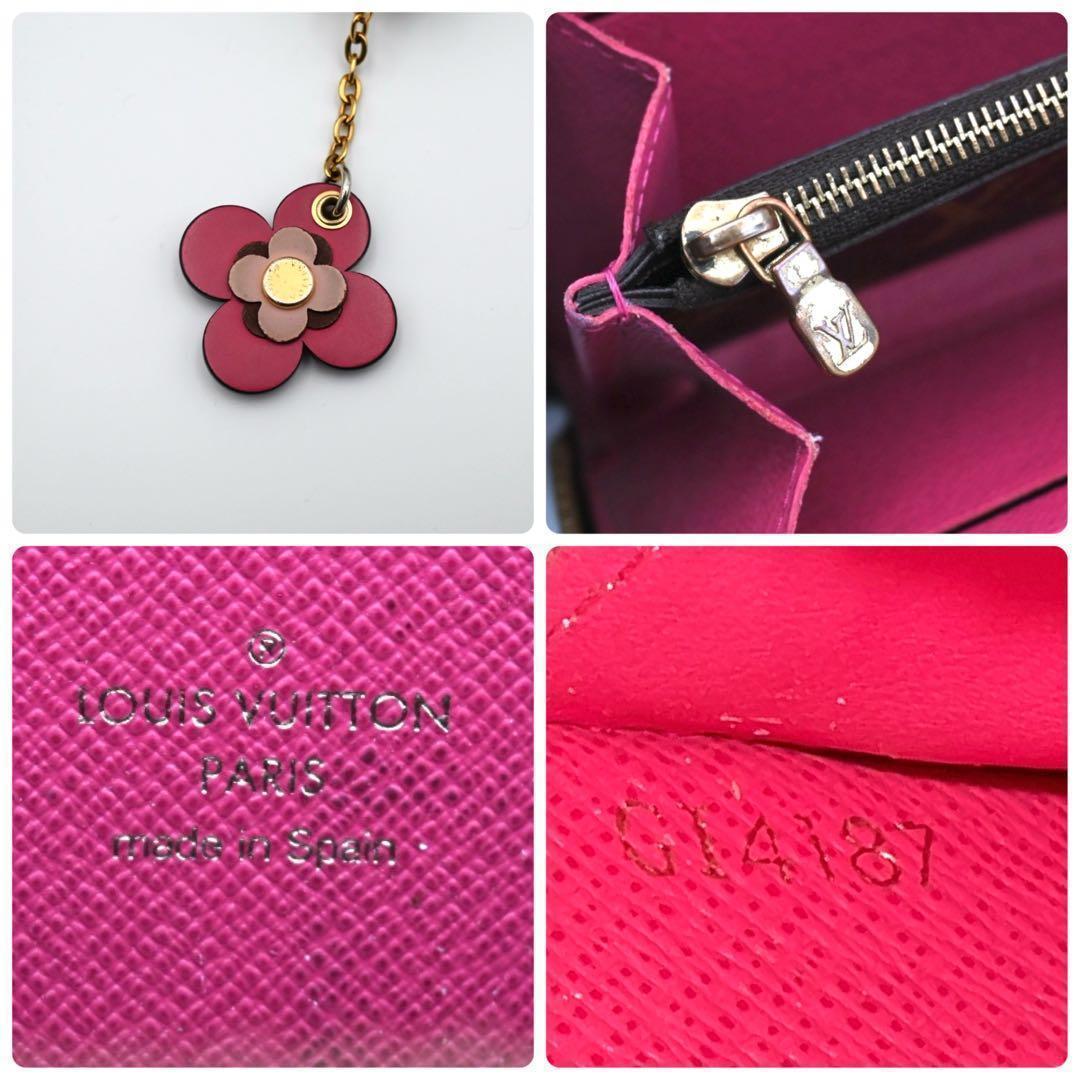 Louis Vuitton Monogram Portefeuille Clemence Flower Wallet — view 9