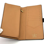 Louis Vuitton Wallet LV Vertical Black Beige — view 3