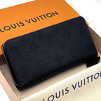 Louis Vuitton Monogram Mahina Zippy Wallet Noir Black — view 2