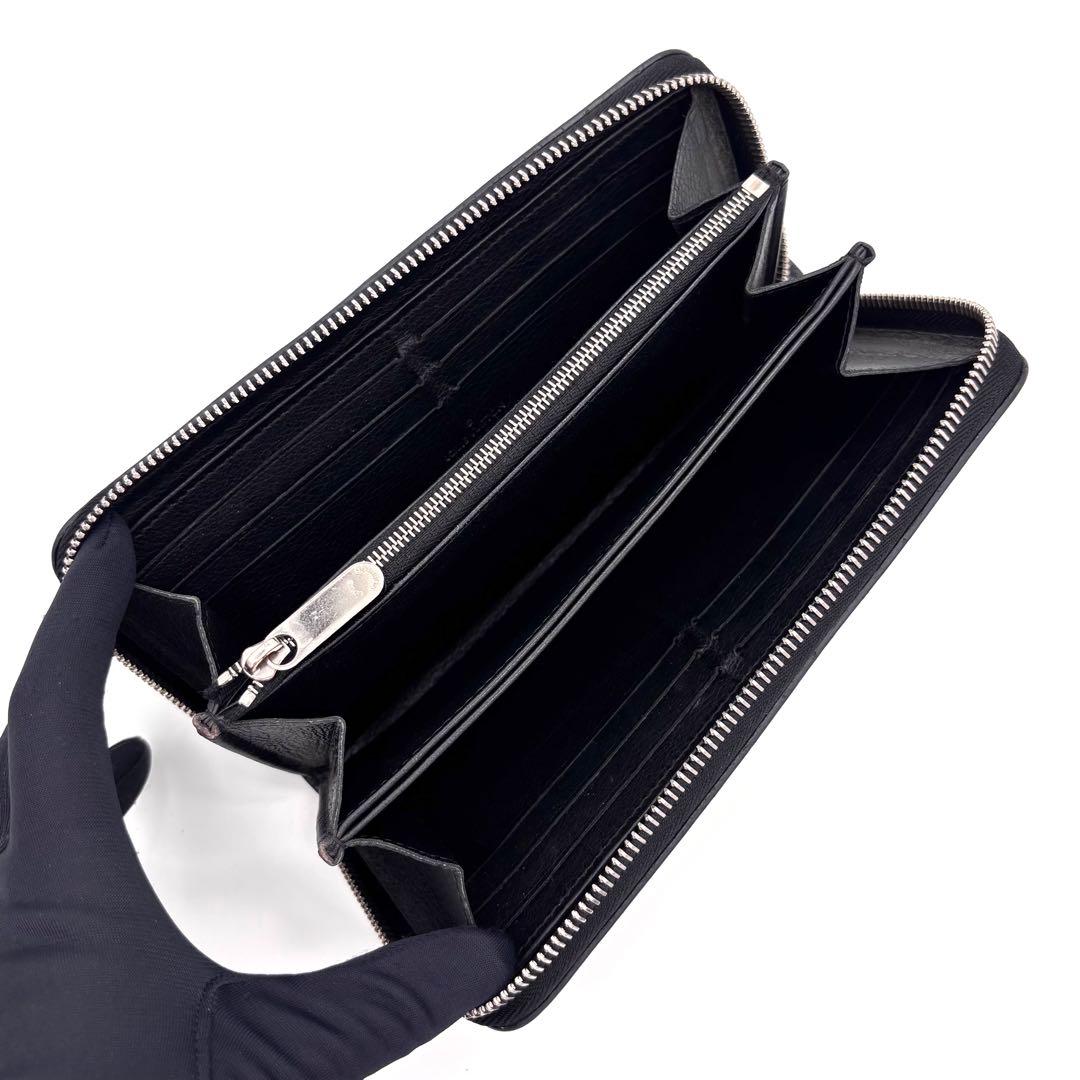 Louis Vuitton Monogram Mahina Zippy Wallet Noir Black — view 3