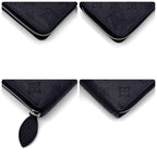 Louis Vuitton Monogram Mahina Zippy Wallet Noir Black — view 8
