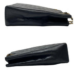 Chanel Quilted Lambskin Chain Shoulder Tote Bag Black — view 4