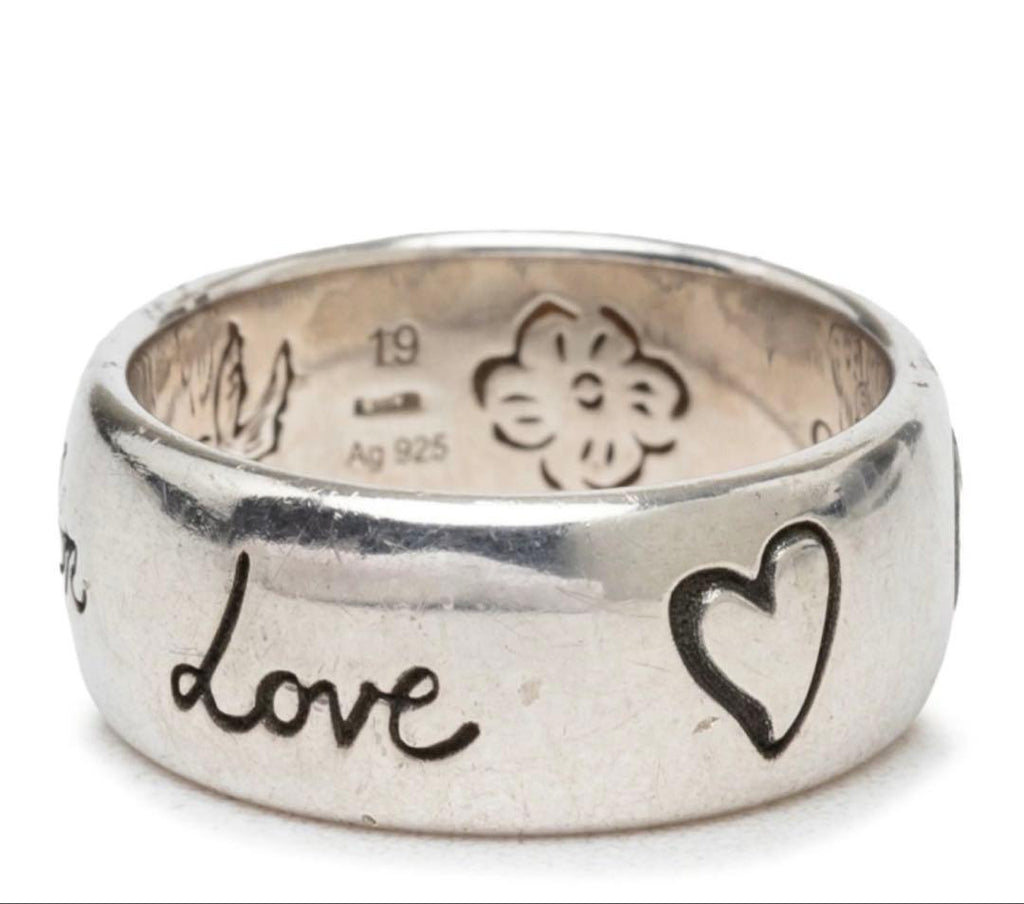 Gucci Interlocking Ring Silver — view 2