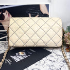 Chanel Quilted Double Flap Chain — view 3