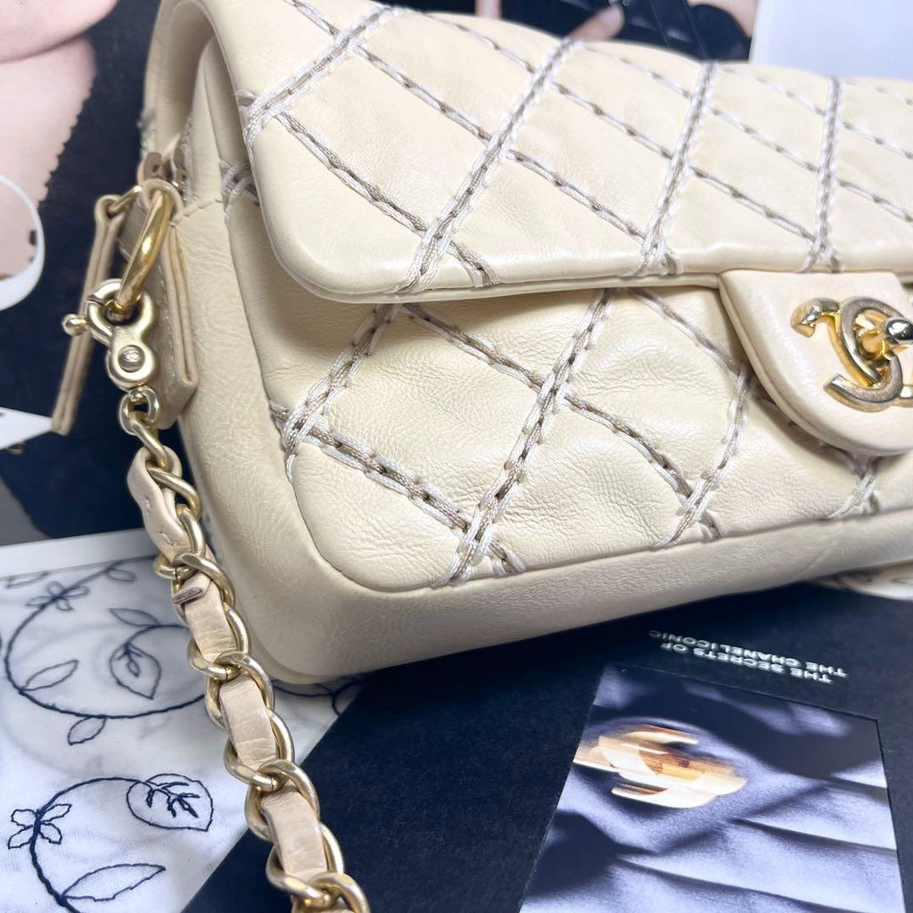 Chanel Quilted Double Flap Chain — view 4
