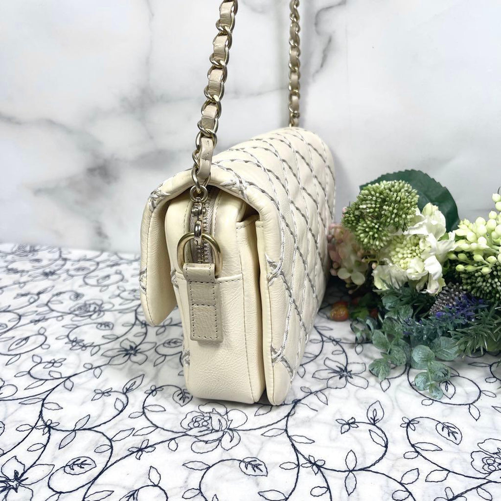 Chanel Quilted Double Flap Chain — view 7