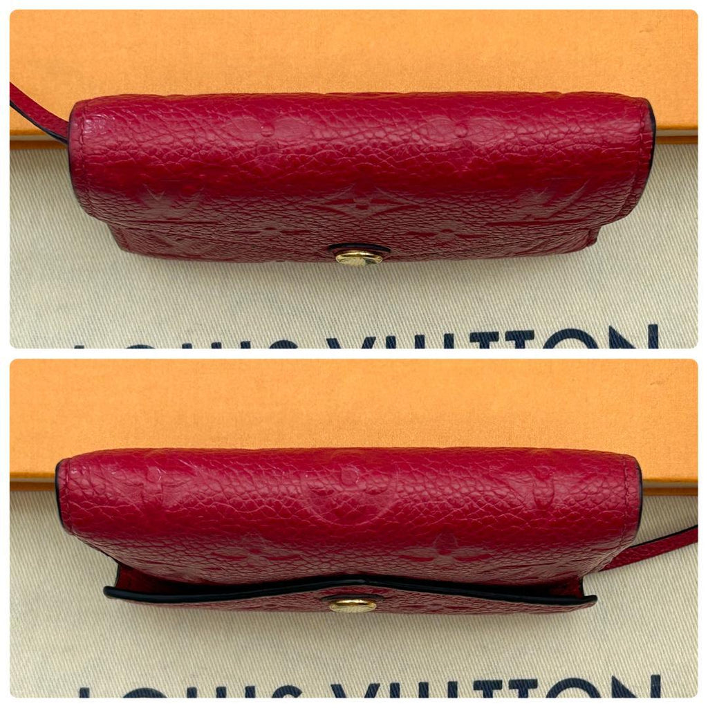 Louis Vuitton Empreinte Portefeuille Victorine Red Wallet — view 3
