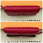 Louis Vuitton Empreinte Portefeuille Victorine Red Wallet — view 3