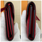 Louis Vuitton Empreinte Portefeuille Victorine Red Wallet — view 4