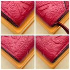 Louis Vuitton Empreinte Portefeuille Victorine Red Wallet — view 5