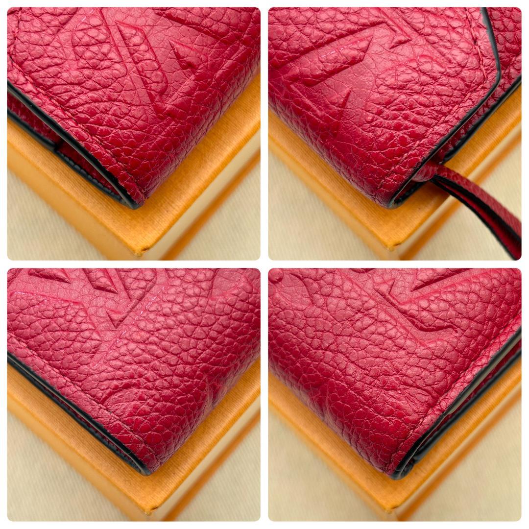 Louis Vuitton Empreinte Portefeuille Victorine Red Wallet — view 5