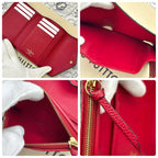 Louis Vuitton Empreinte Portefeuille Victorine Red Wallet — view 6