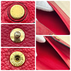 Louis Vuitton Empreinte Portefeuille Victorine Red Wallet — view 7