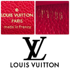 Louis Vuitton Empreinte Portefeuille Victorine Red Wallet — view 8