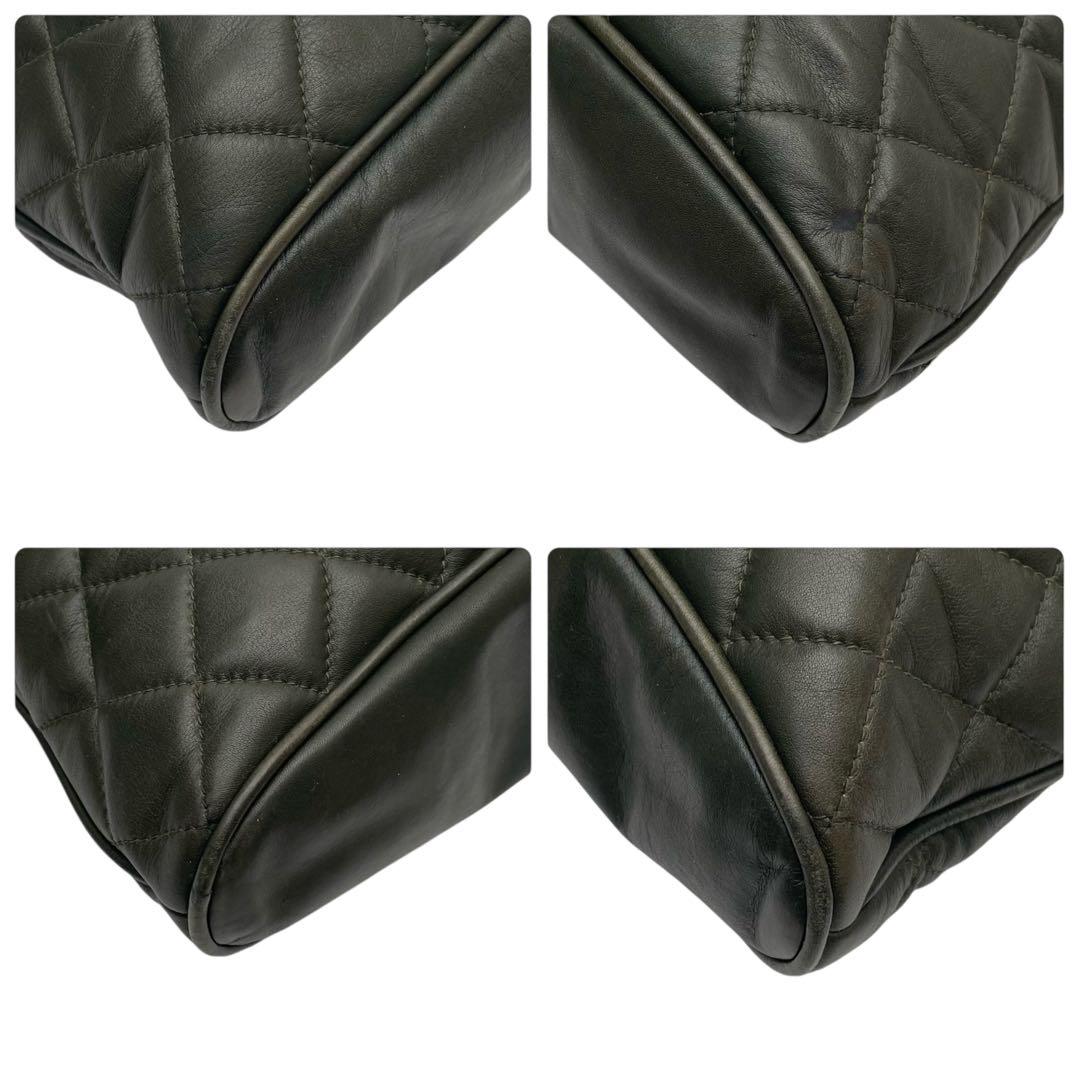 Chanel Quilted Lambskin Chain Shoulder Tote Bag — view 6