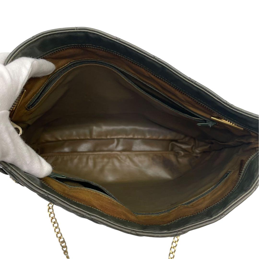 Chanel Quilted Lambskin Chain Shoulder Tote Bag — view 7