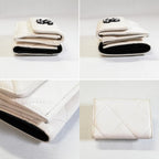 Chanel 19 Trifold Wallet Dizeneuf White — view 3