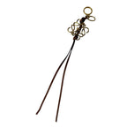 Loewe Anagram Bag Charm Gold — view 2