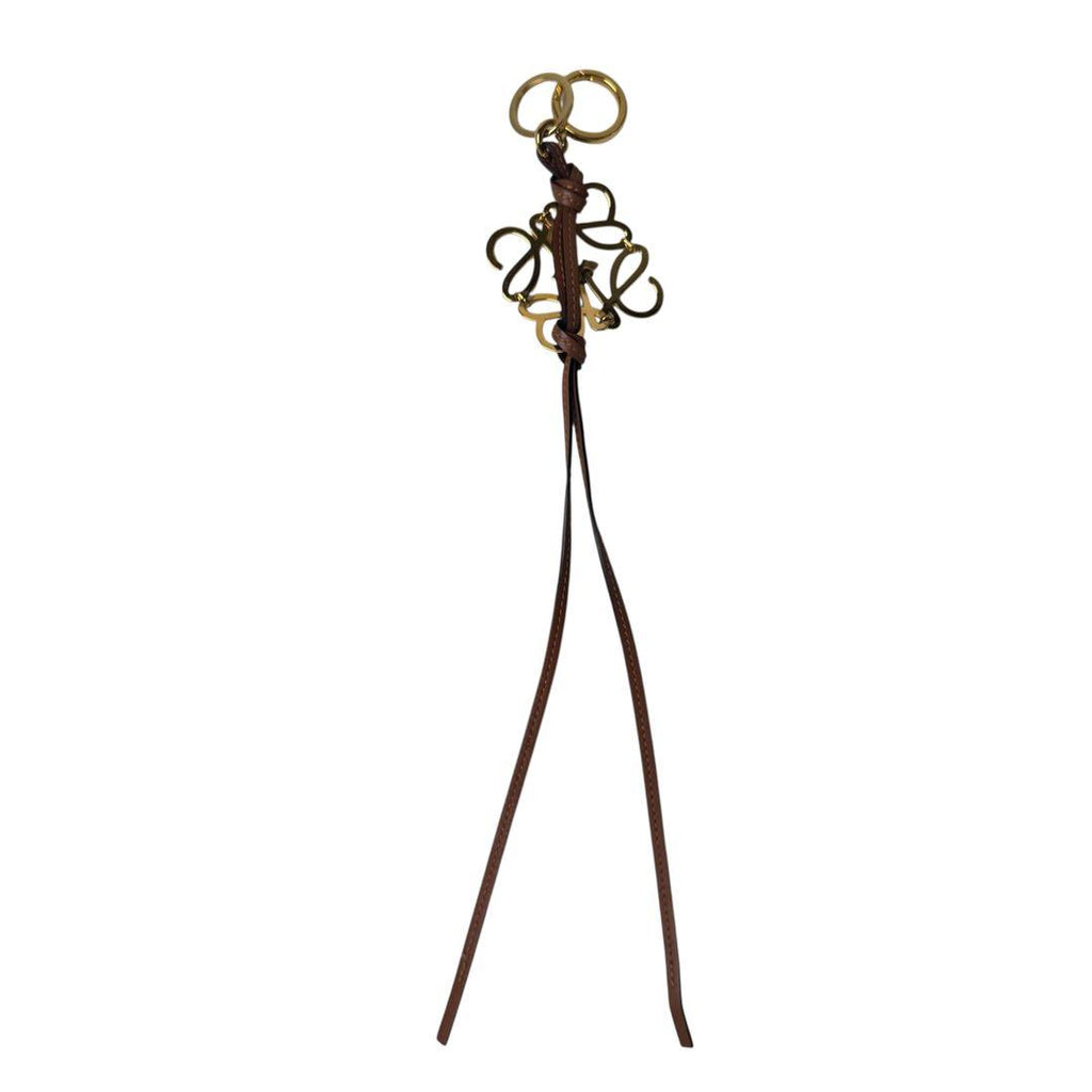 Loewe Anagram Bag Charm Gold — view 4