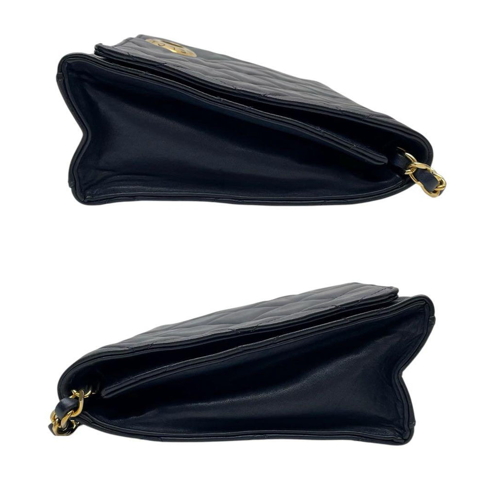 Chanel Quilted Lambskin Circle Logo Chain Shoulder — view 4