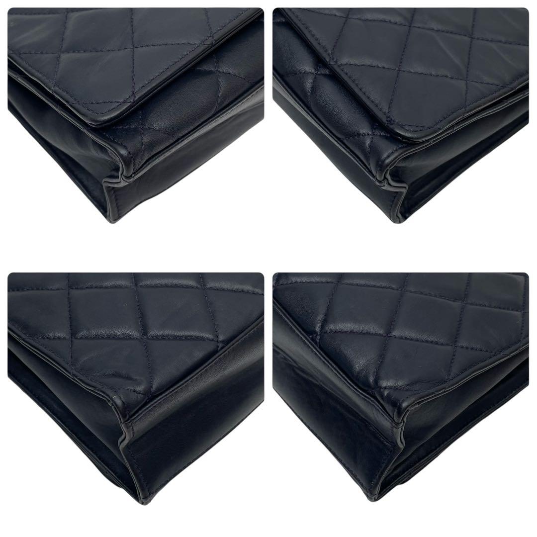 Chanel Quilted Lambskin Circle Logo Chain Shoulder — view 6